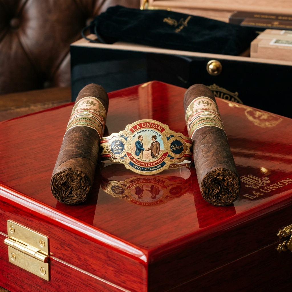 My Father & Tatuaje "La Unión" cigar — Collaboration band detail