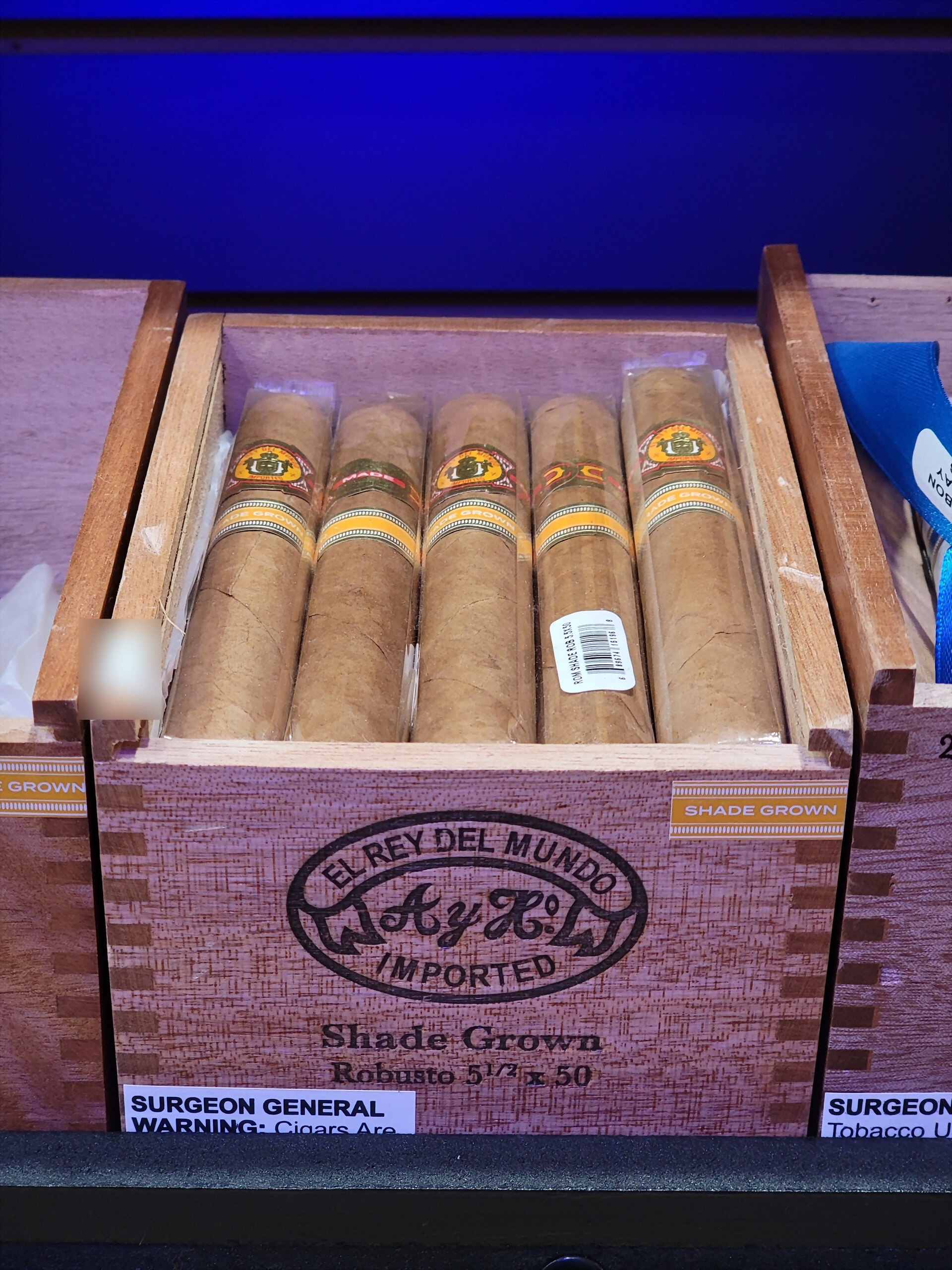 El Rey del Mundo Shade Grown cigar