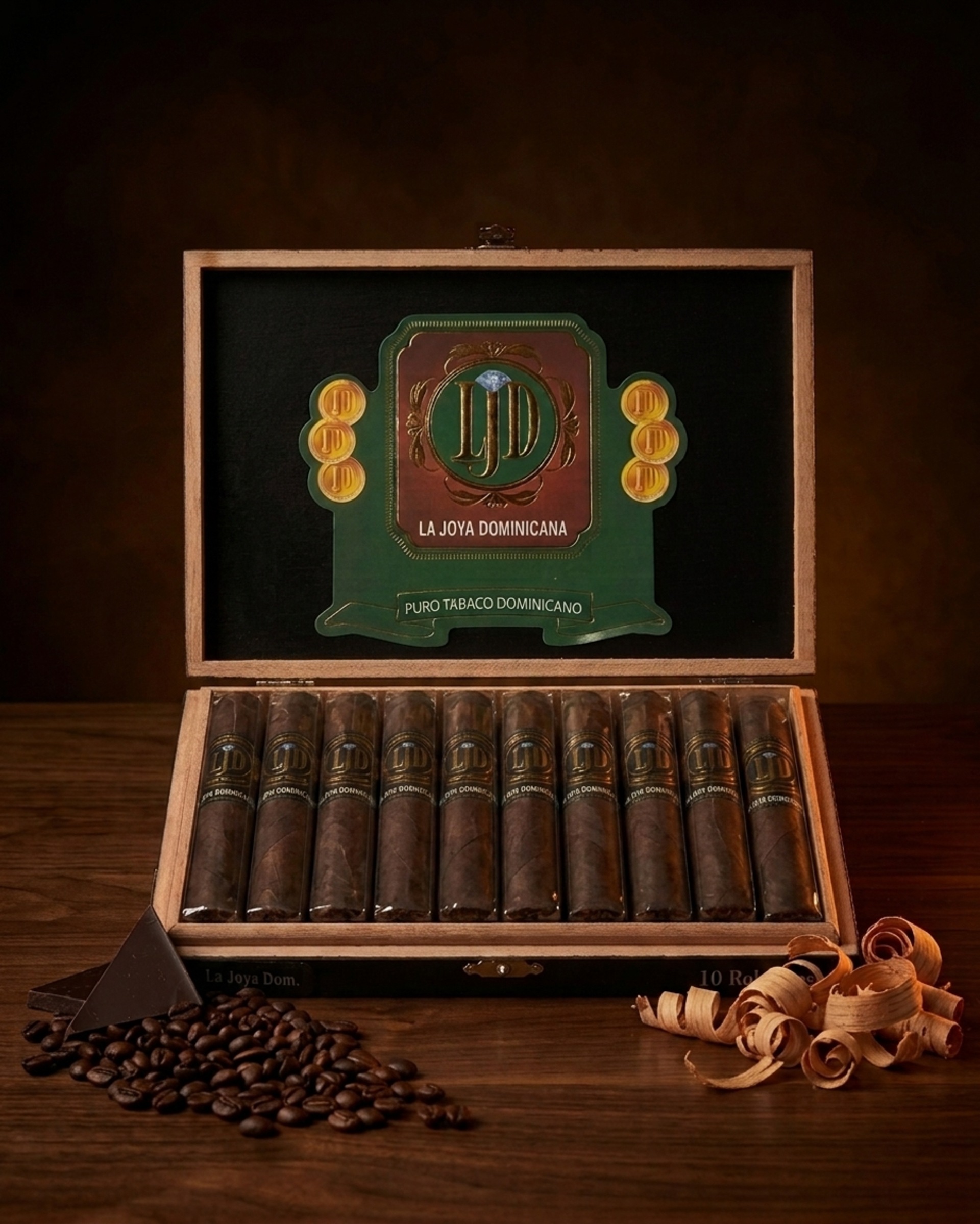La Joya Dominicana Maduro Robustos cigar — Coffee, cacao and cedar
