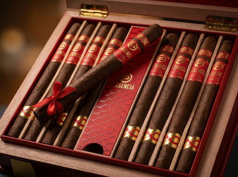 Plasencia 2025 Year of the Snake limited-edition cigar release at Gator Tobacco & Cigars South Shore humidor